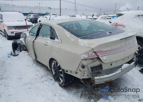 2015 Lincoln Mkz Hybrid из США, поврежденный, VIN 3LN6L2LU2FR602043